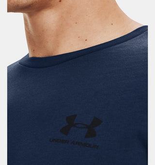 Under Armour Left Chest Logo Tee | Academy/Black
