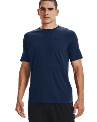Under Armour Left Chest Logo Tee | Academy/Black