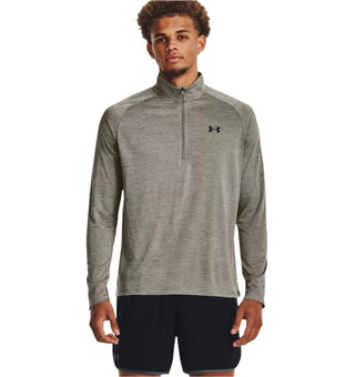 Under Armour Mens Tech 2.0 1/2 Zip | Marine OD Green