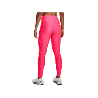 Under Armour Womens HeatGear Armour Hi-Rise Full-Length Leggings | Pink Shock