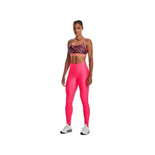 Under Armour Womens HeatGear Armour Hi-Rise Full-Length Leggings | Pink Shock