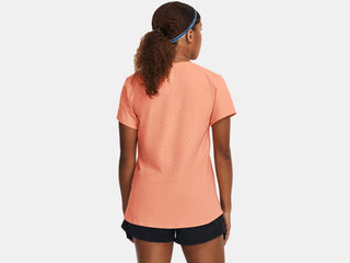 Under Armour Womens Iso-Chill Laser Tee | Bubble Peach