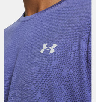 Under Armour Mens Launch Splatter Tee | Starlight/Downpour Grey