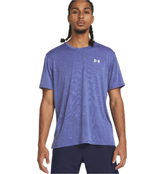 Under Armour Mens Launch Splatter Tee | Starlight/Downpour Grey