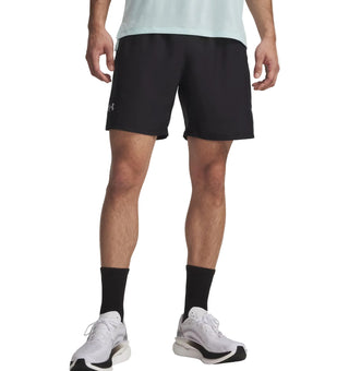 Under Armour Mens Launch 7" Shorts | Black/Reflective