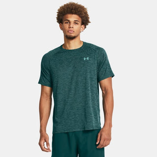 Under Armour Mens Tech Textured Tee | Hydro Teal