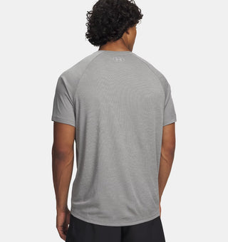 Under Armour Mens Tech Textured Tee | Clay Green