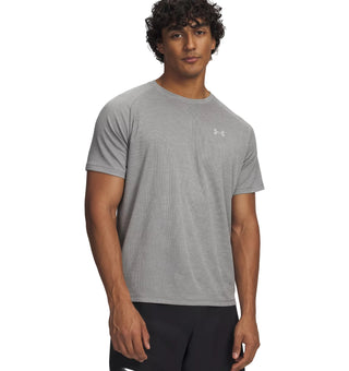 Under Armour Mens Tech Textured Tee | Clay Green