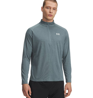 Under Armour Tech Textured 1/2 Zip | Jasper Blue