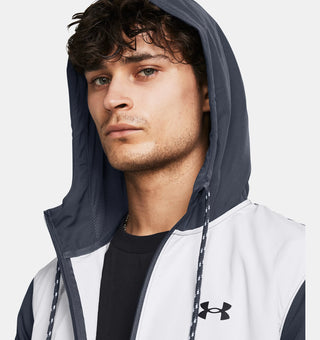 Under Armour Mens Icon Legacy Windbreaker | Downpour Grey/Starlight