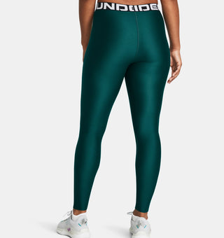 Under Armour Womens Heat Gear Authentics Leggings | Hydro Teal/White