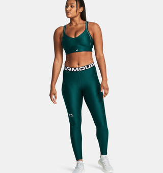 Under Armour Womens Heat Gear Authentics Leggings | Hydro Teal/White