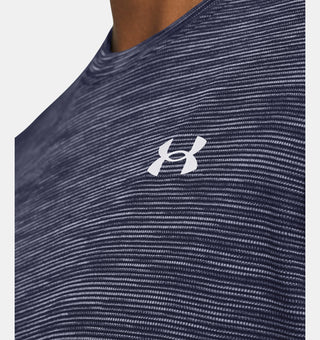 Under Armour Women's Tech Textured Short Sleeve | Midnight Navy/White