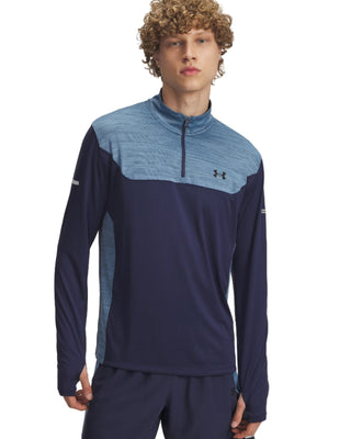 Under Armour Tech Utility 1/4 Zip | Washed Navy/Blue Smoke