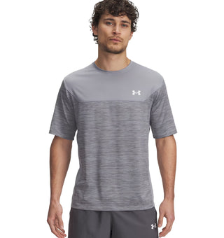 Under Armour Tech Utility SS Tee | Steel/White
