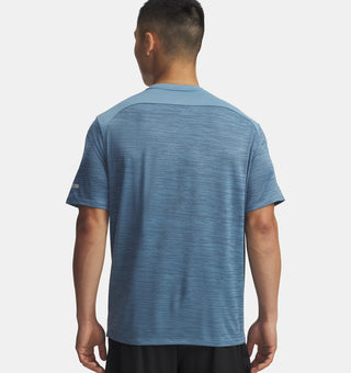 Under Armour Tech Utility SS Tee | Washed Navy/Blue Smoke