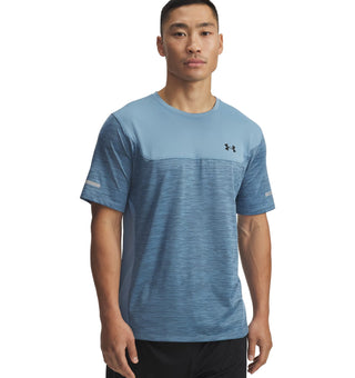 Under Armour Tech Utility SS Tee | Washed Navy/Blue Smoke