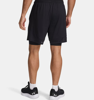 Under Armour Tech Vent 2-in-1 Shorts | Black/Castlerock