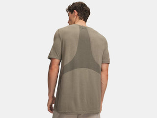 Under Armour Mens Vanish Seamless SS T-Shirt | Timberwolf Taupe