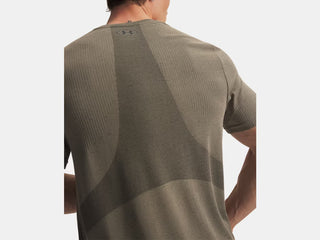 Under Armour Mens Vanish Seamless SS T-Shirt | Timberwolf Taupe