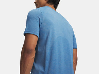 Under Armour Mens Vanish Seamless SS T-Shirt | Aegean Blue