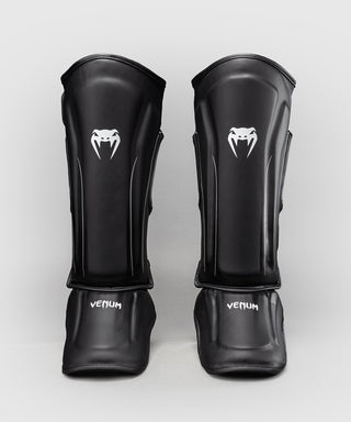 Venum Stealth Shin Guards | Black/White