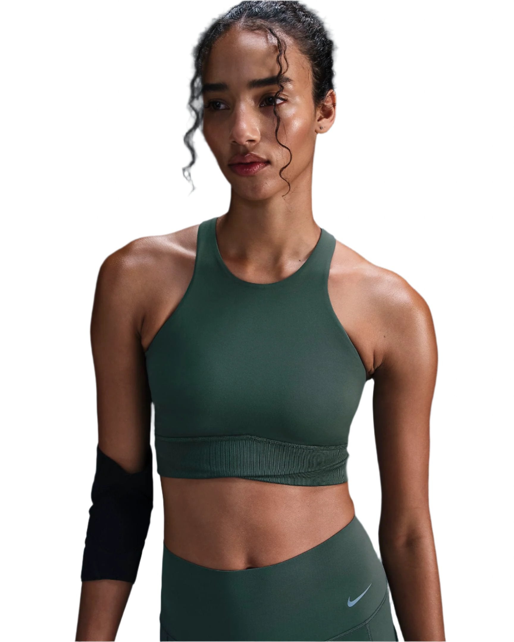 Nike Womens One Twist Light Support Sports Bra Vintage Green