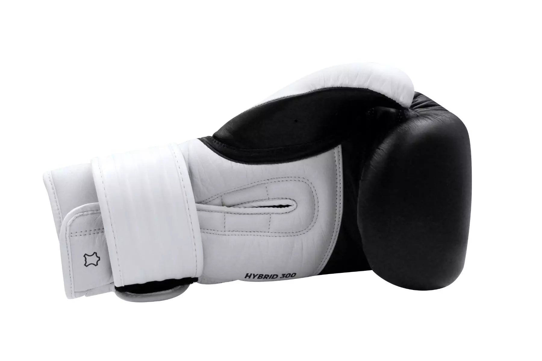 Adidas Hybrid 300 Boxing Glove Black White Taskers Sports