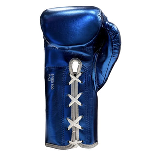 ADIDAS AdiSpeed Metallic Lace Pro Boxing Gloves | Blue