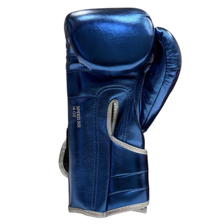 Adidas AdiSpeed Metallic Pro Boxing Gloves (Velcro) | Blue