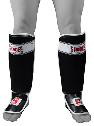 SANDEE SPORT SLIM SHINGUARD | BLACK/WHITE