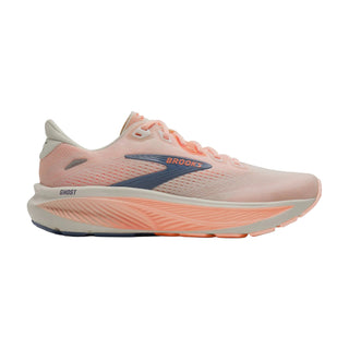 Brooks Womens Ghost 18 | Star White/Cyber Peach