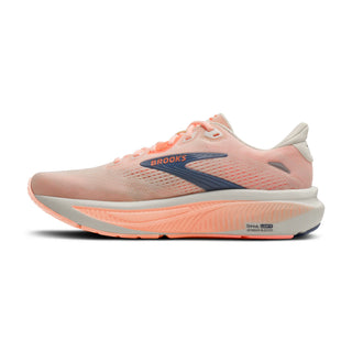 Brooks Womens Ghost 18 | Star White/Cyber Peach