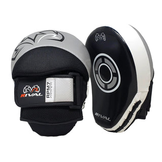 Rival RPM7 Fitness Plus Punch Mitts | Silver/Black