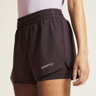 Craft ADV Essence 2-in-1 Shorts 2 | Dark Plum