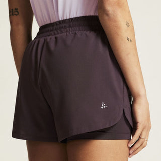 Craft ADV Essence 2-in-1 Shorts 2 | Dark Plum