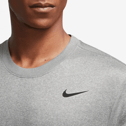 Nike Mens Dri-FIT Legend Fitness Tee | Tumbled Grey/Black