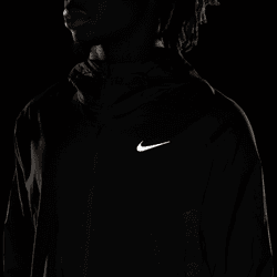 Nike Mens Windrunner Repel Running Jacket | White/Reflective Silver