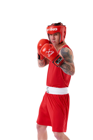 Sting Competition Approved Headguard | Red