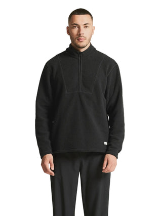 Craft Join Pile Fleece Half Zip | Black