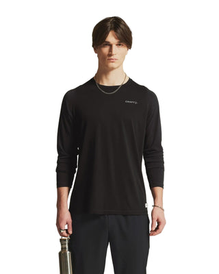 Craft Collective  Bi-Blend LS Tee | Black