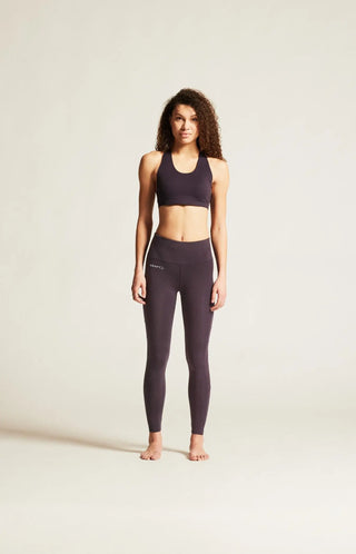 Craft Collective Padded Sports Bra | Dark Plum