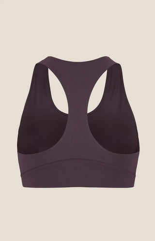 Craft Collective Padded Sports Bra | Dark Plum