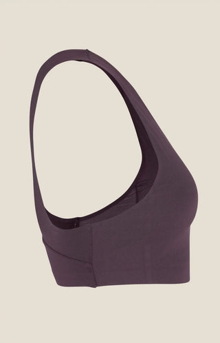 Craft Collective Padded Sports Bra | Dark Plum
