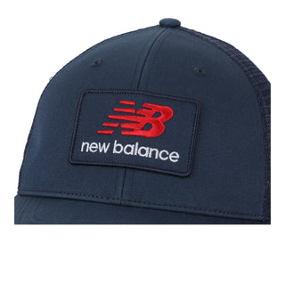 New Balance Stacked Patch Logo Trucker Cap | Navy