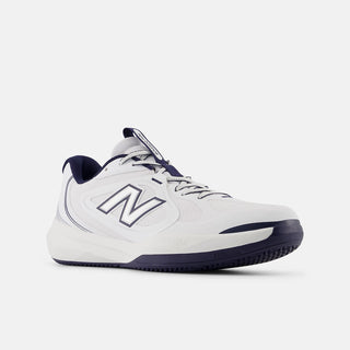 New Balance Mens Fuelcell 796v5 Padel Shoes | White/Navy