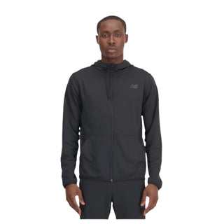 New Balance Mens Tenacity Knit FZ Jacket | Black