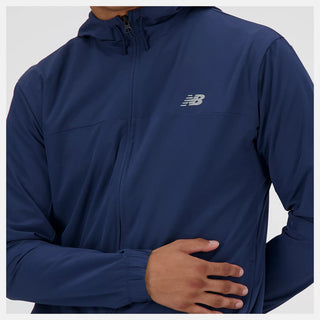 New Balance Mens Woven Full Zip Jacket | NB Navy