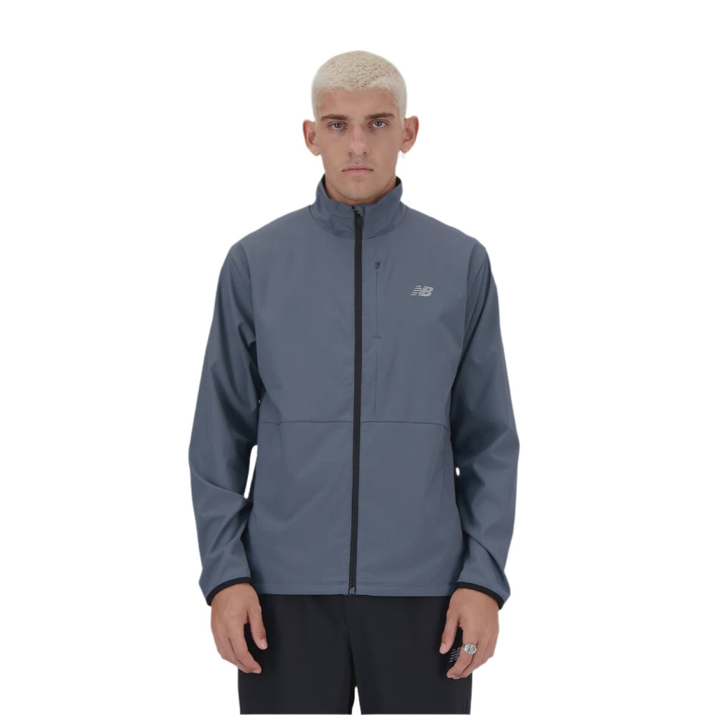 New Balance Mens Stretch Woven Jacket | Graphite – Taskers Sports