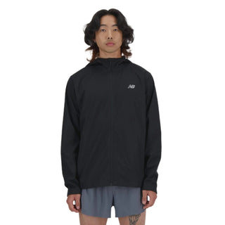 New Balance Mens Athletics Water Defy Jacket | Black